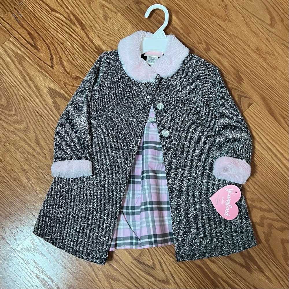 Infant/Toddler Holiday Dress w/ Matching Jacket